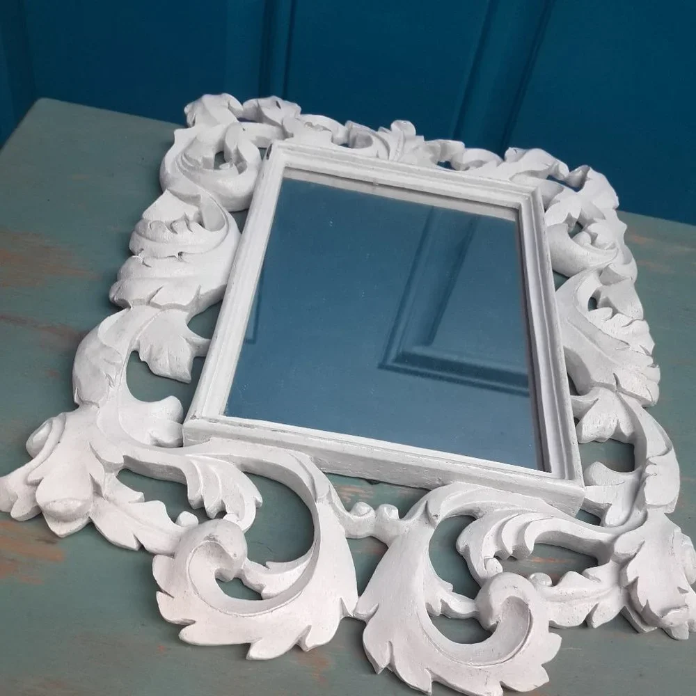 Mirror Vintage Wall Hanging Decor Bohemian Ornate Victorian Greek Edwardian Boho - Picture 3 of 15